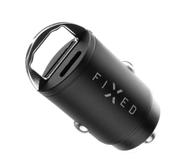 FIXED Ładowarka Samochodowa USB-C/USB Car Charger 30W czarny FIXCC30M-CU-BK - 1249157 - zdjęcie